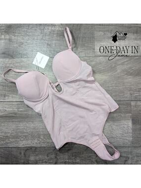 Decorus V Neck Thong Bodysuit Size S